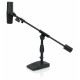 GATOR FRAMEWORKS GFW-MIC-0822 Telescoping Boom Mic Stand Podcasting & Bass Drum