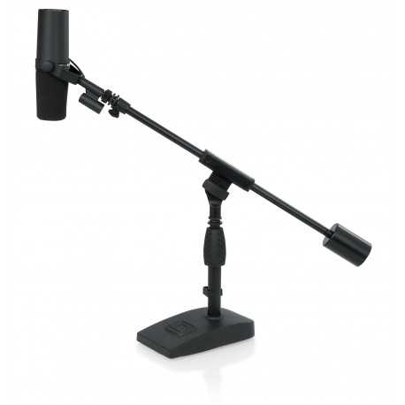 GATOR FRAMEWORKS GFW-MIC-0822 Telescoping Boom Mic Stand Podcasting & Bass Drum