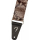 FENDER 2" WILD FAUX SNAKESKIN LEATHER STRAP