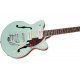 GRETSCH G2655T-P90 STREAMLINER CENTER BLOCK JR. DOUBLE-CUT P90 WITH BIGSBY MINT METALLIC