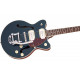 GRETSCH G2655T-P90 STREAMLINER CENTER BLOCK JR P90 WITH BIGSBY TWO-TONE MIDNIGHT SAPPHIRE