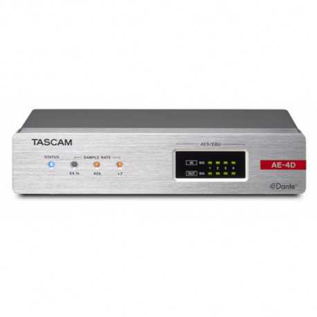 Tascam AE-4D AES/EBU Input/Output Dante Converter