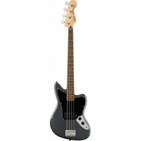 SQUIER by FENDER AFFINITY SERIES JAGUAR BASS LR CHARCOAL FROST METALLIC