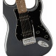 SQUIER by FENDER AFFINITY SERIES STRATOCASTER HH LR CHARCOAL FROST METALLIC