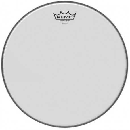 REMO 13" AMBASSADOR SMOOTH WHITE