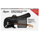 SQUIER by FENDER AFFINITY SERIES STRAT PACK HSS CHARCOAL FROST METALLIC