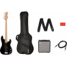 SQUIER by FENDER AFFINITY SERIES PJ BASS START PACK BLACK