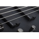 SCHECTER STILETTO STUDIO-5 SEE-THRU BLACK SATIN STBLS