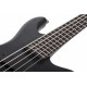 SCHECTER STILETTO STUDIO-5 SEE-THRU BLACK SATIN STBLS