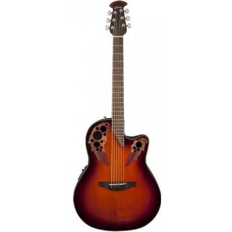 Ovation OV533122 Гітара електроакустична OVATION CELEBRITY ELITE Mid Cutaway Sunburst CE44-1