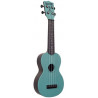 KALA WATERMAN GITD BLUE SOPRANO UKULELE