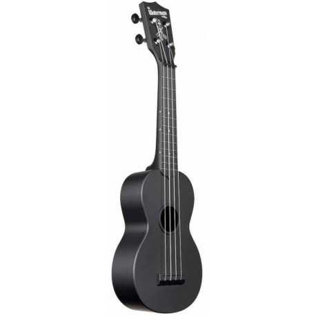 KALA WATERMAN MATTE BLACK SOPRANO UKULELE