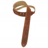 LEVY'S MS12-BRN CLASSICS SERIES SUEDE GUITAR STRAP (BROWN)