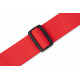 LEVY'S M8POLY-RED CLASSICS SERIES POLYPROPYLENE GUITAR STRAP (RED)