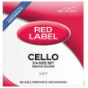 D'ADDARIO Super Sensitive 6105 Red Label Cello String Set - 3/4 Size