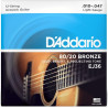 D'ADDARIO EJ36 80/20 BRONZE REGULAR LIGHT 12-STRING (10-47)
