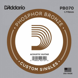 D'ADDARIO PB070 Phosphor Bronze Wound 070
