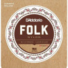 D'ADDARIO EJ33 FOLK NYLON 80/20 Bronze Ball End Clear Treble