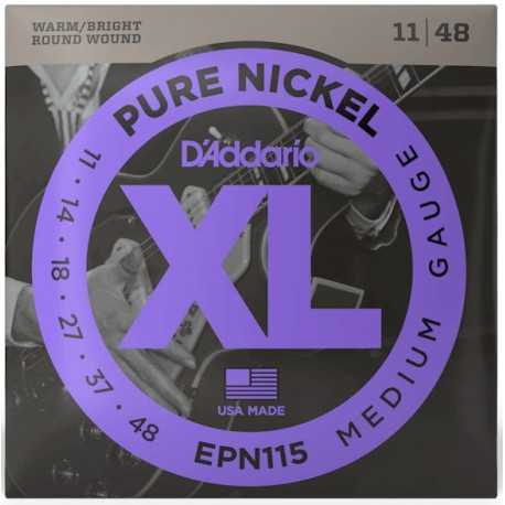 D'ADDARIO EPN115 XL PURE NICKEL BLUES/JAZZ ROCK (11-48)