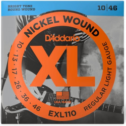 D'ADDARIO EXL110 XL NICKEL WOUND REGULAR LIGHT (10-46)