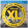 D'ADDARIO EXL125 XL NICKEL WOUND SUPER LIGHT TOP / REGULAR BOTTOM (09-46)