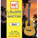 ROYAL CLASSICS UBB80 UKELELE BLACK BARITONO