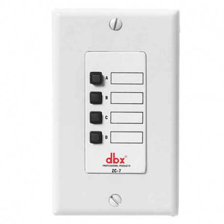 DBX ZC7V-EU (DBX ZC-7, DBX ZC7, DBX ZC7 Wall-Mounted Zone Controller)