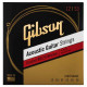 Gibson SAG-CBRW12 Coated 80/20 Bronze Acoustic Guitar Strings Light