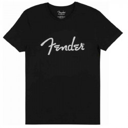 Fender T-Shirt Spaghetti Logo Men's Black XL