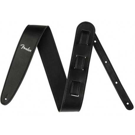 FENDER STRAP 2.5" VEGAN LEATHER BLACK