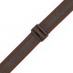 LEVY'S MC2CG-BRN-DBR Cotton Combo Guitar Strap – Brown Cotton with Dark Brown Leather Strip