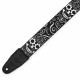 LEVY'S MP2CAL-003 2″ Poly Calaca Guitar Strap – Skulls