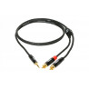 KLOTZ KY7-150 MINILINK PRO Y-CABLE BLACK 1.5 M