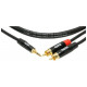 KLOTZ KY7-150 MINILINK PRO Y-CABLE BLACK 1.5 M