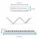 Carry-on Folding Piano Touch White