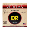 DR Strings VERITAS Coated Core Acoustic Guitar Strings - Medium (13-56)