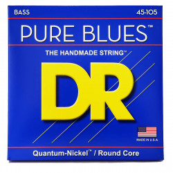 DR Strings PURE BLUES Bass - Medium (45-105)