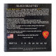 DR Strings BLACK BEAUTIES Electric - Light 7-String (9-52)