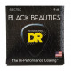 DR Strings BLACK BEAUTIES Electric - Light Heavy (9-46)