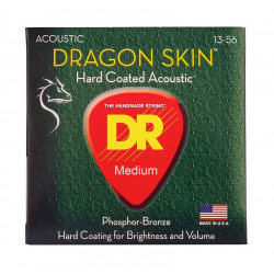 DR Strings DRAGON SKIN Acoustic - Medium (13-56)