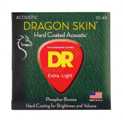 DR Strings DRAGON SKIN Acoustic - Extra Light (10-48)
