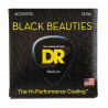 DR Strings BLACK BEAUTIES Acoustic - Medium (13-56)