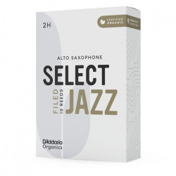 D'ADDARIO Organic Select Jazz - Alto Sax Filed 2H - 10 Pack