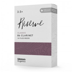 D'ADDARIO Organic Reserve Classic Bb Clarinet #3.5+ - 10 Pack