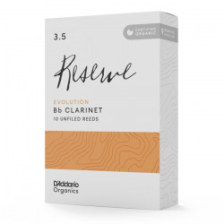 D'ADDARIO Organic Reserve Evolution Bb Clarinet #3.5 - 10 Pack