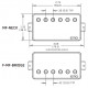 EMG F-MF SET BRUSHED BLACK CHROME - MARTY FRIEDMAN FLOYD