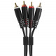 UDG SET RCA - RCA BLACK 3M (U97003BL)