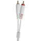 UDG SET RCA STRAIGHT-RCA ANGLED WHITE 3M (U97005WH)