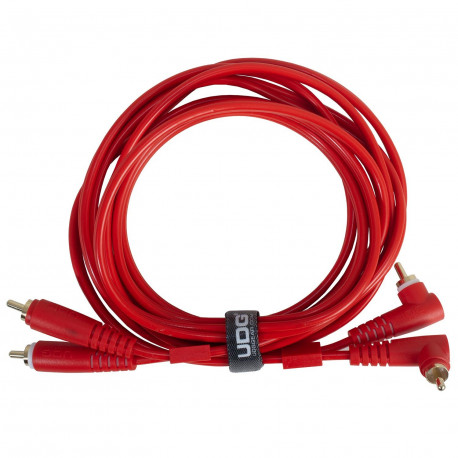 UDG SET RCA STRAIGHT-RCA ANGLED RED 3M (U97005RD)