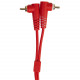 UDG SET RCA STRAIGHT-RCA ANGLED RED 3M (U97005RD)